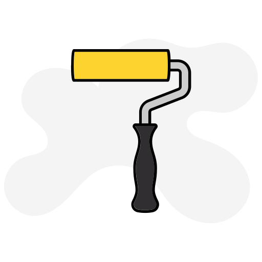 Paint roller free icon
