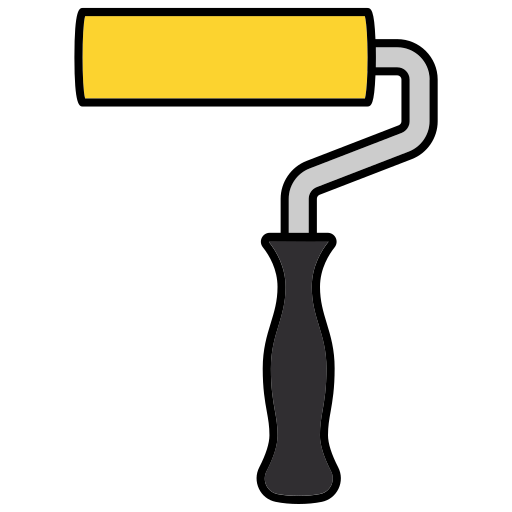 Paint roller free icon Paint roller free icon