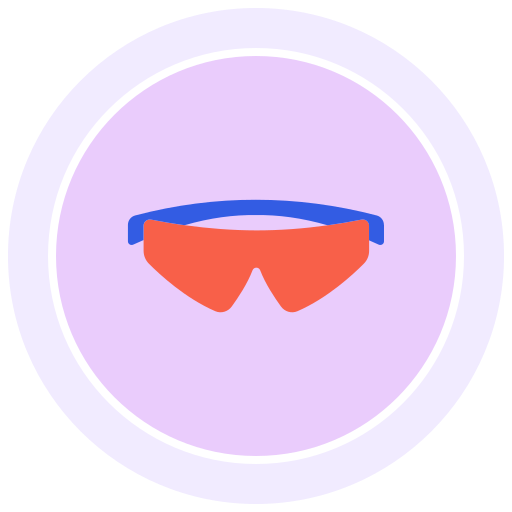 gafas de seguridad icono gratis