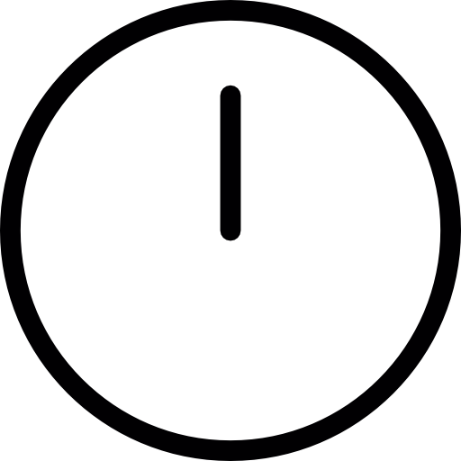 relógio circular com ponteiro de relógio grátis ícone