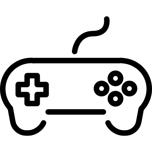 Man playing online games with a joystick PNG, SVG
