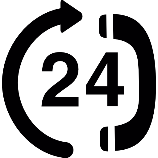 24 stunden telefonisches service-center kostenlos Icon