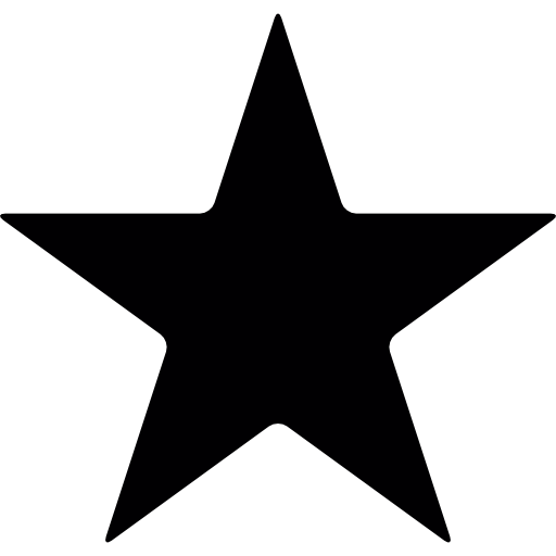 estrela pontiaguda grátis ícone