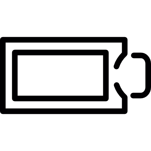 Состояние разряженной батареи бесплатно иконка
