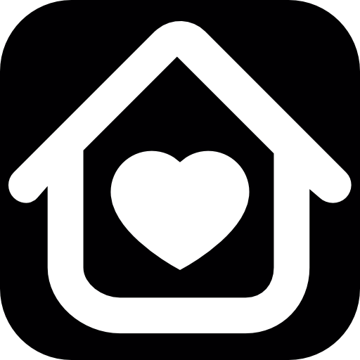 casa de amor icono gratis