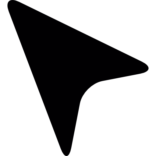 Black pointer free icon