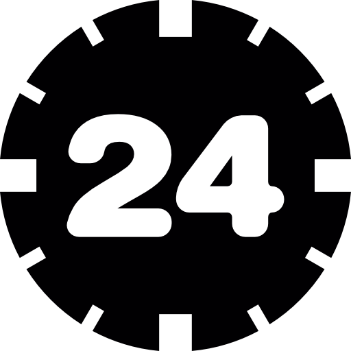 24 stunden service symbol kostenlos Icon