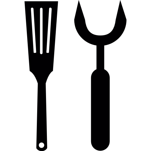 Посуда для барбекю бесплатно иконка