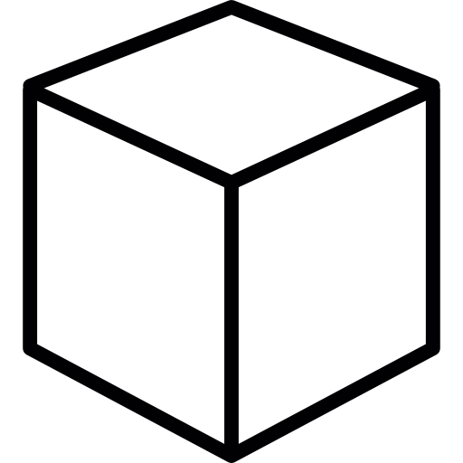 Изометрическая перспектива куб бесплатно иконка
