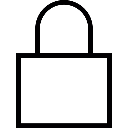 cerradura cerrada icono gratis