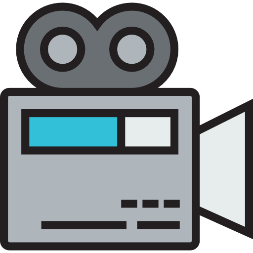 camara de video icono gratis