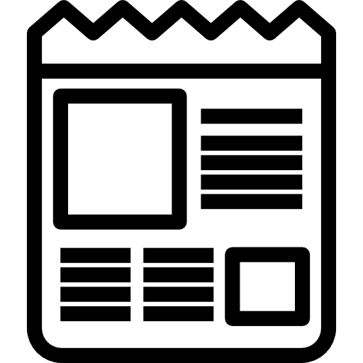 periódico icono gratis