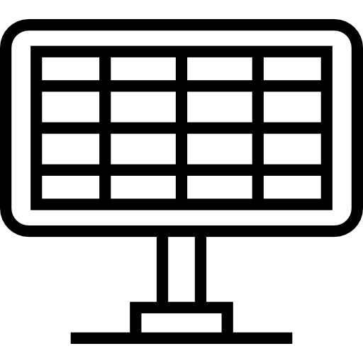 panel solar icono gratis