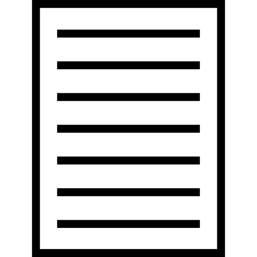 Justify align Detailed Straight Lineal icon