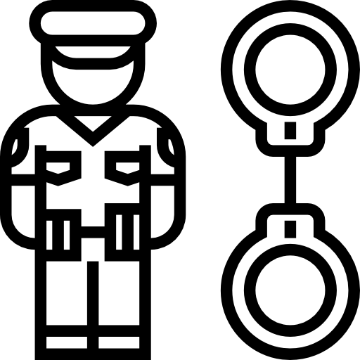 policía icono gratis