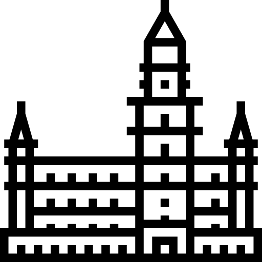 ayuntamiento de bruselas icono gratis