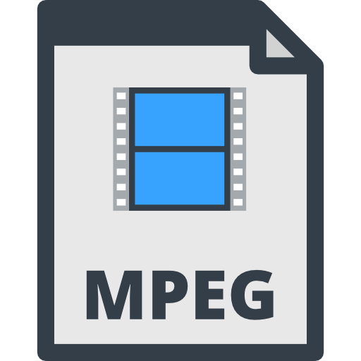 mpeg icono gratis