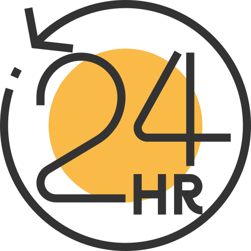 24 horas grátis ícone 24 horas grátis ícone