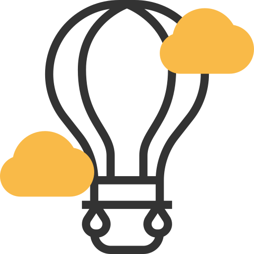 globo aerostático icono gratis