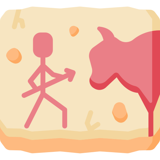 Cave painting icono gratis