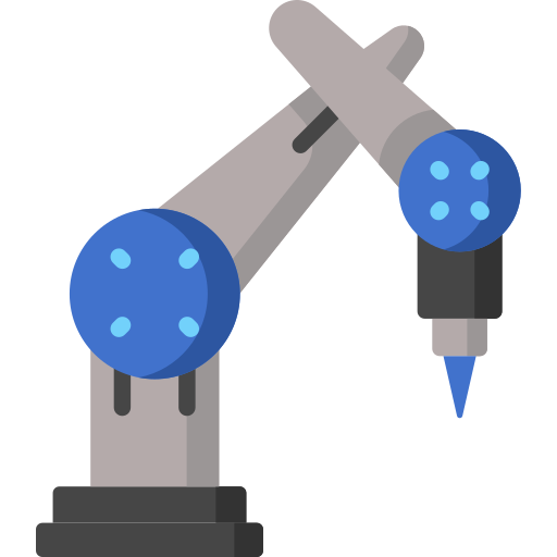 robot industrial icono gratis