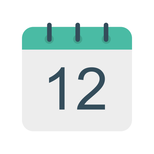 Calendar Dinosoft Flat icon