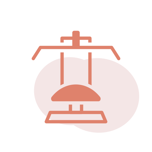 prensa de pecho icono gratis