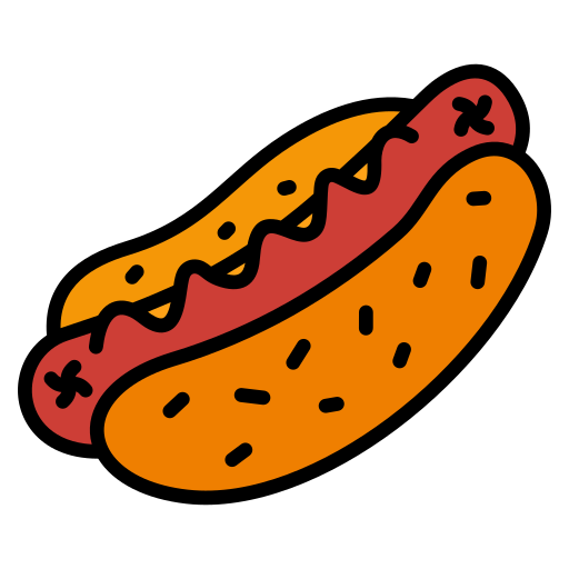 hot dog icono gratis