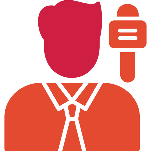 periodista icono gratis