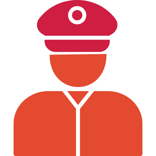 mujer policía icono gratis