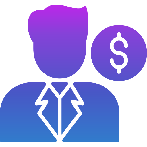 financiero icono gratis