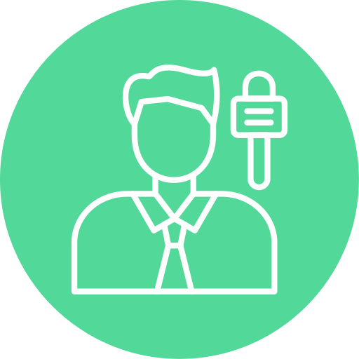 periodista icono gratis