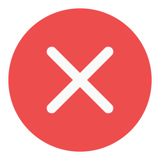 Error sign free icon
