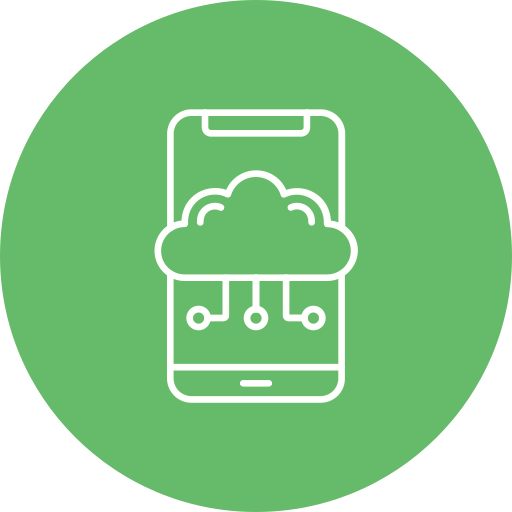 Mobile cloud free icon