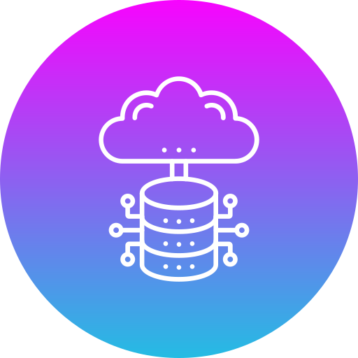 almacenamiento en la nube icono gratis