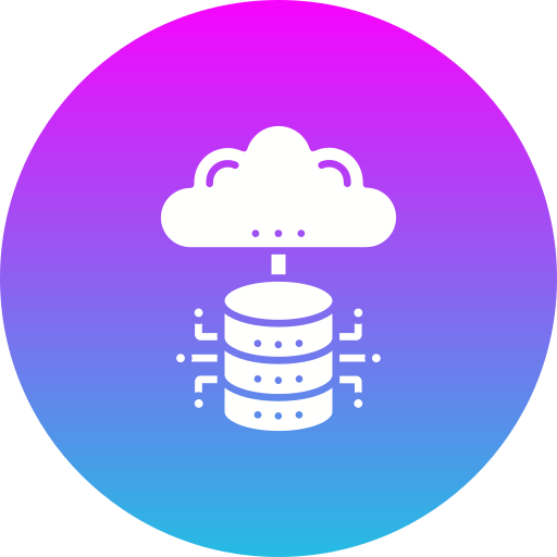 almacenamiento en la nube icono gratis