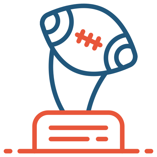 Sports trophy free icon