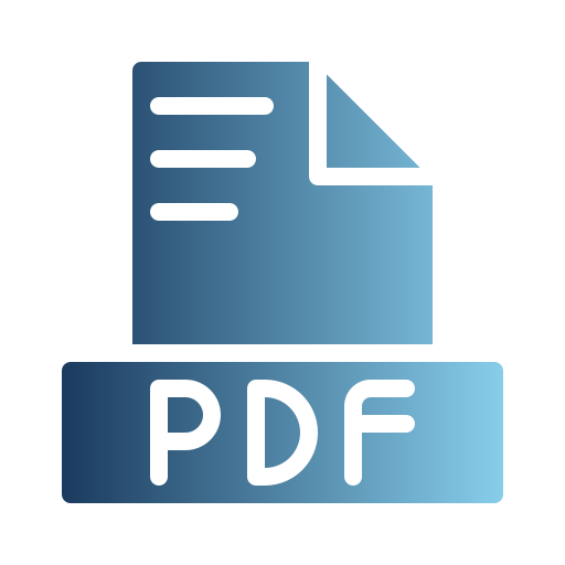 formato de archivo pdf icono gratis