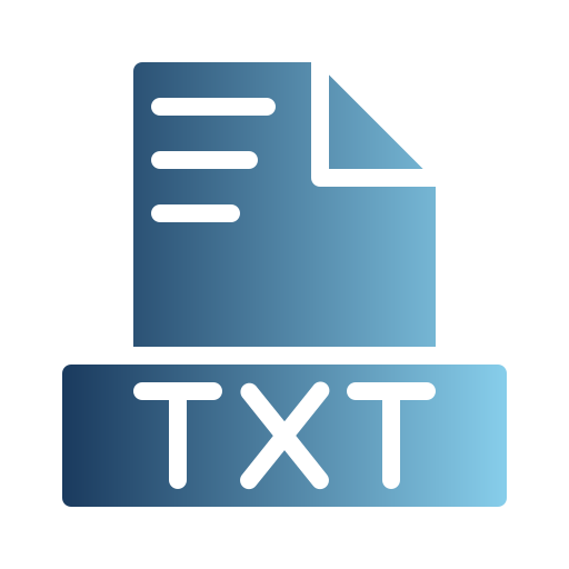 archivo txt icono gratis