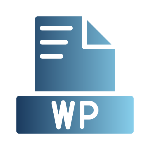 archivo de word icono gratis