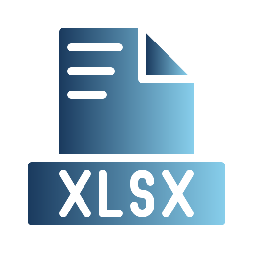 archivo xlsx icono gratis