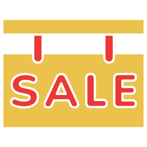 cartel de venta icono gratis