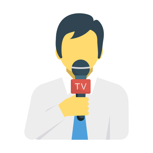journaliste Icône gratuit
