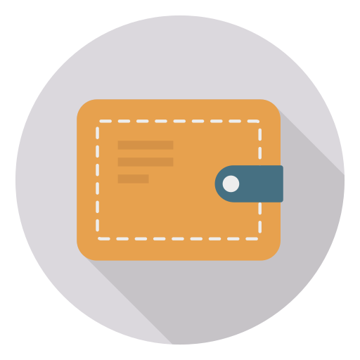 billetera icono gratis