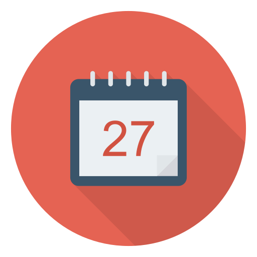 Calendar Dinosoft Circular icon