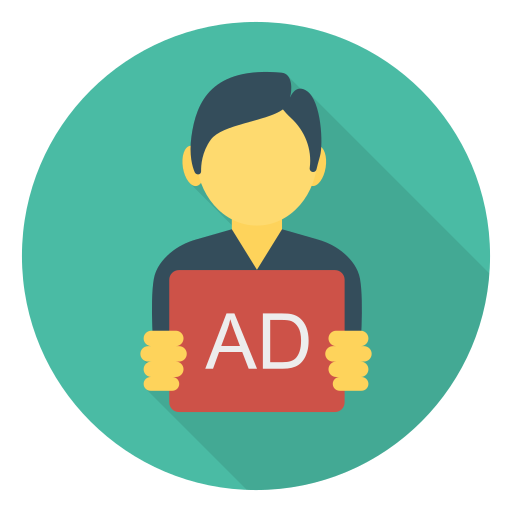 Propaganda grátis ícone