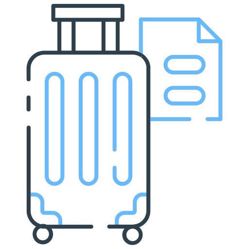 Дорожная сумка бесплатно иконка