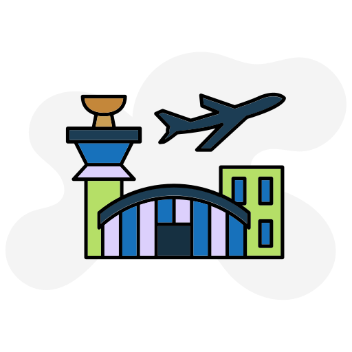 aeroporto grátis ícone