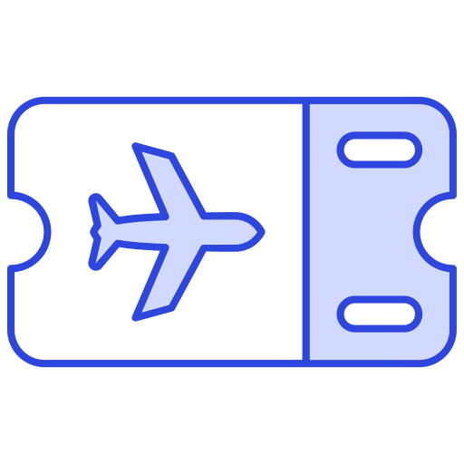 bilhete de avião grátis ícone