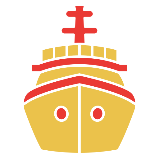 barco de crucero icono gratis